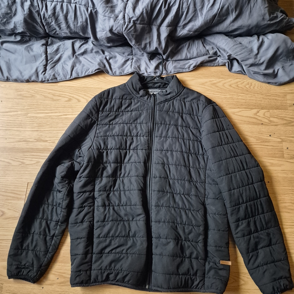 Men's Black Quilted Jacket